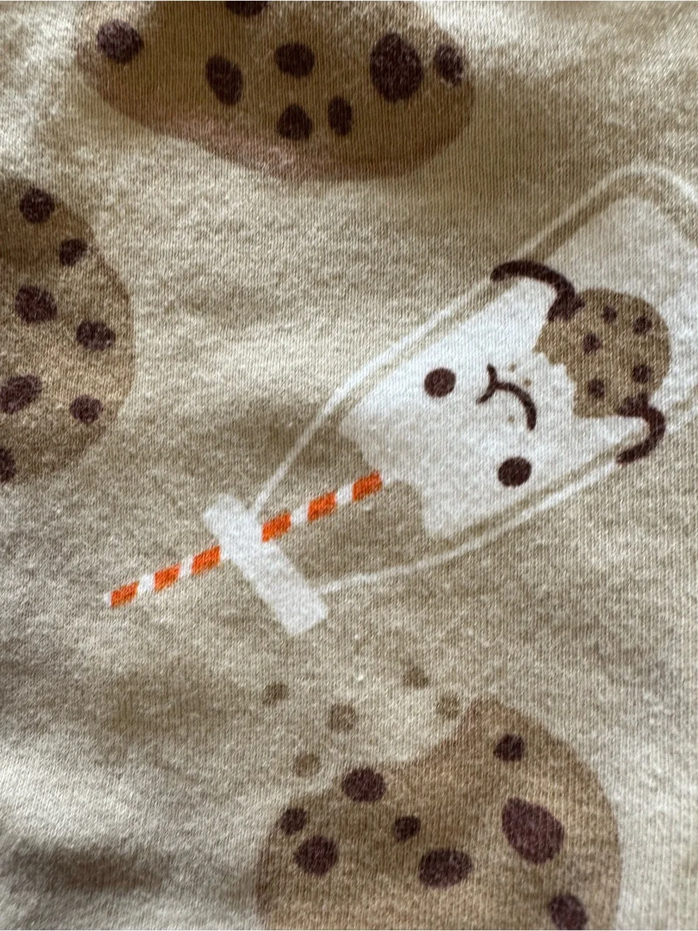 HONEST PJ’s Baby Clothing Milk & Cookies Design Size 3T
